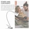 Newhouse Lighting - Indoor Olivia LED Clamp Light Desk Lamp with Flexible Gooseneck, 3 Brightness Levels & 3 Color Modes, White NHCLP-OL-WH - alternate 3